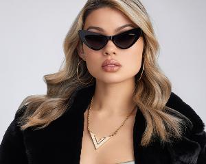 CAT-EYE SUNGLASSES